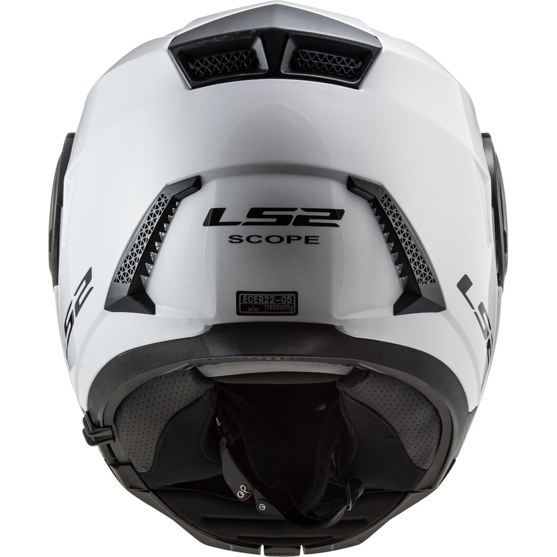Felnyitható motoros sisak LS2 FF902 Scope Solid fehér