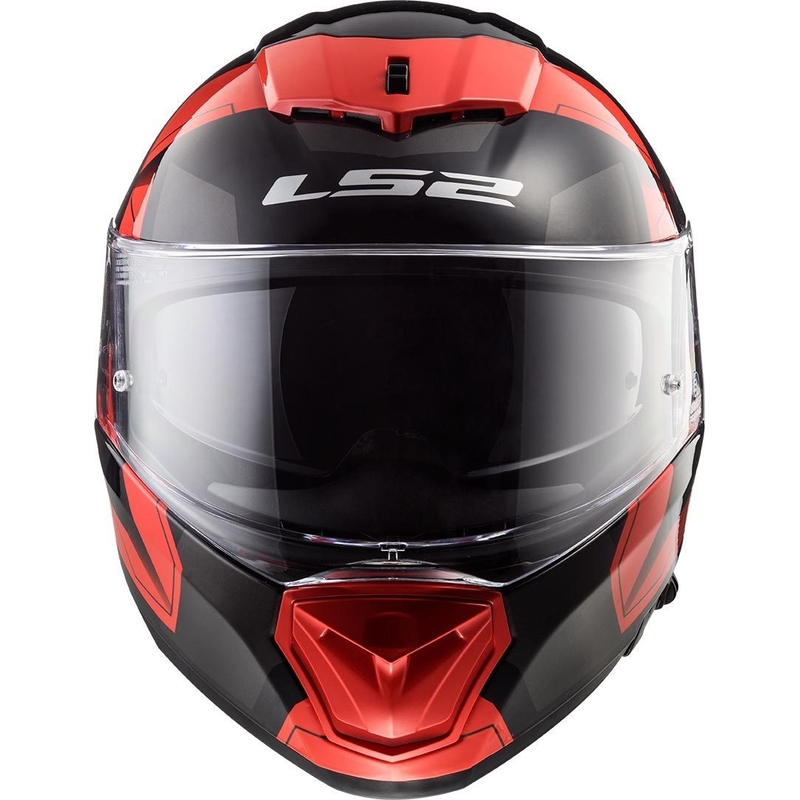 LS2 FF390 Breaker Physics integrált motorkerékpár sisak fekete-piros