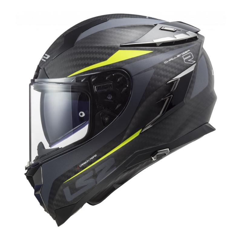Integrált motoros sisak LS2 FF327 Challenger C Drone Black-Fluo Sárga kiárusítás