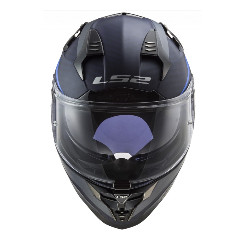 Integrált motoros sisak LS2 FF327 Challenger C Drón Fekete-Kék kiárusítás