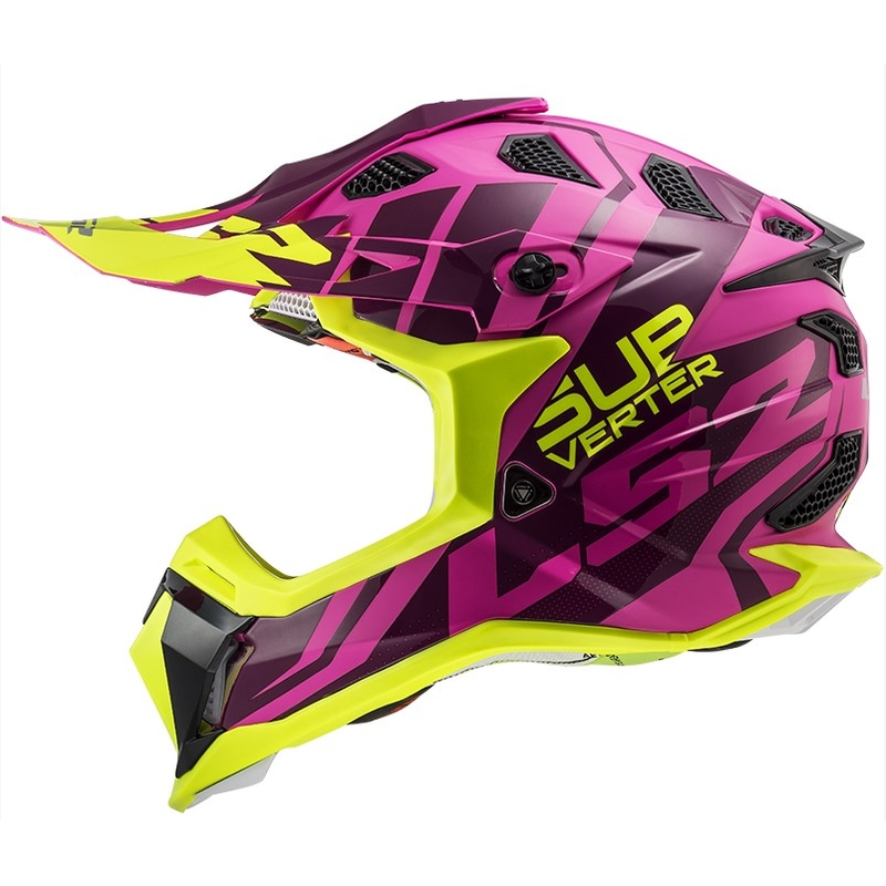 Motocross Sisak LS2 MX470 Subverter Troop rózsaszín-fluo sárga akció kiárusítás