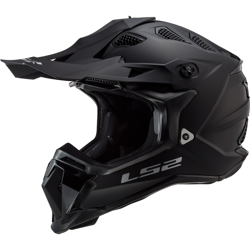 Motocross sisak LS2 MX470 Subverter Noir fekete matt