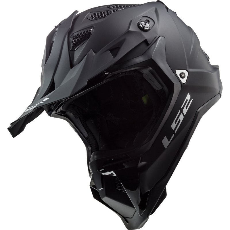 Motocross sisak LS2 MX470 Subverter Noir fekete matt