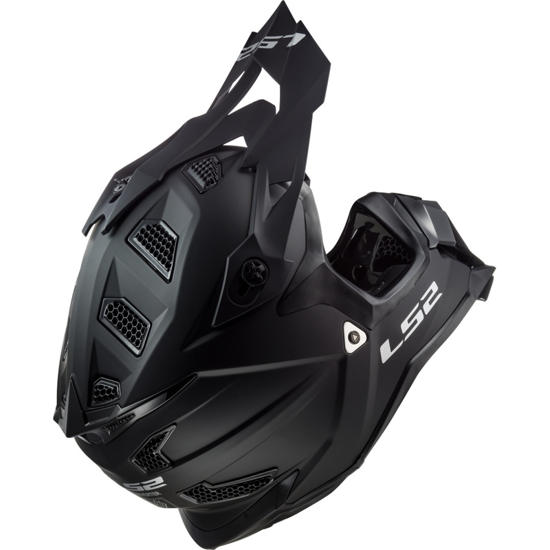 Motocross sisak LS2 MX470 Subverter Noir fekete matt