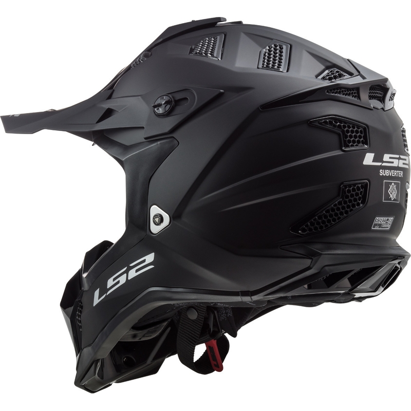 Motocross sisak LS2 MX470 Subverter Noir fekete matt