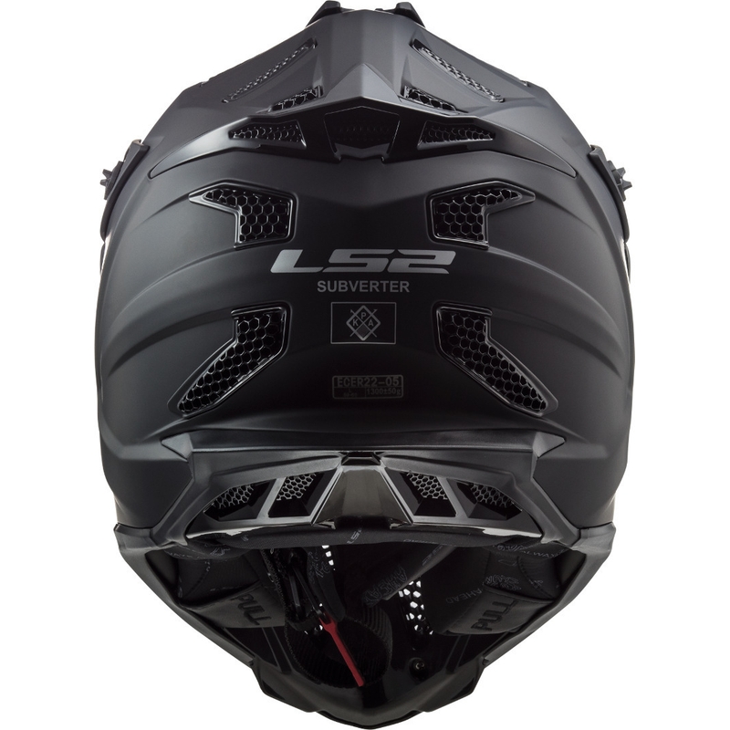 Motocross sisak LS2 MX470 Subverter Noir fekete matt