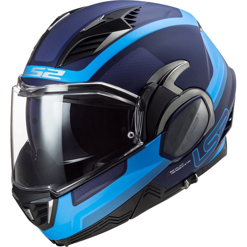 Felnyitható motoros sisak LS2 FF900 Valiant II Orbit kék