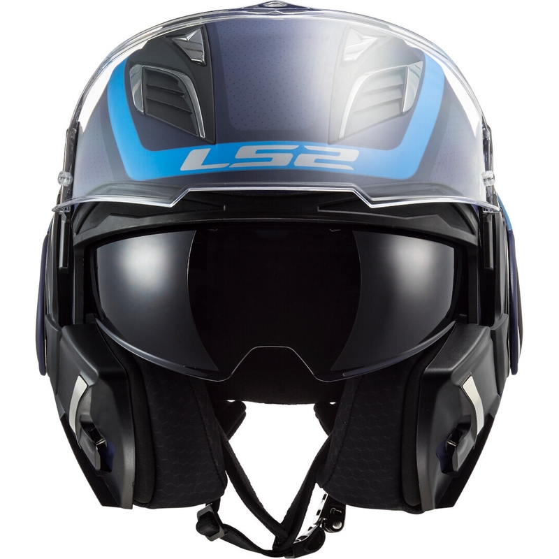 Felnyitható motoros sisak LS2 FF900 Valiant II Orbit kék