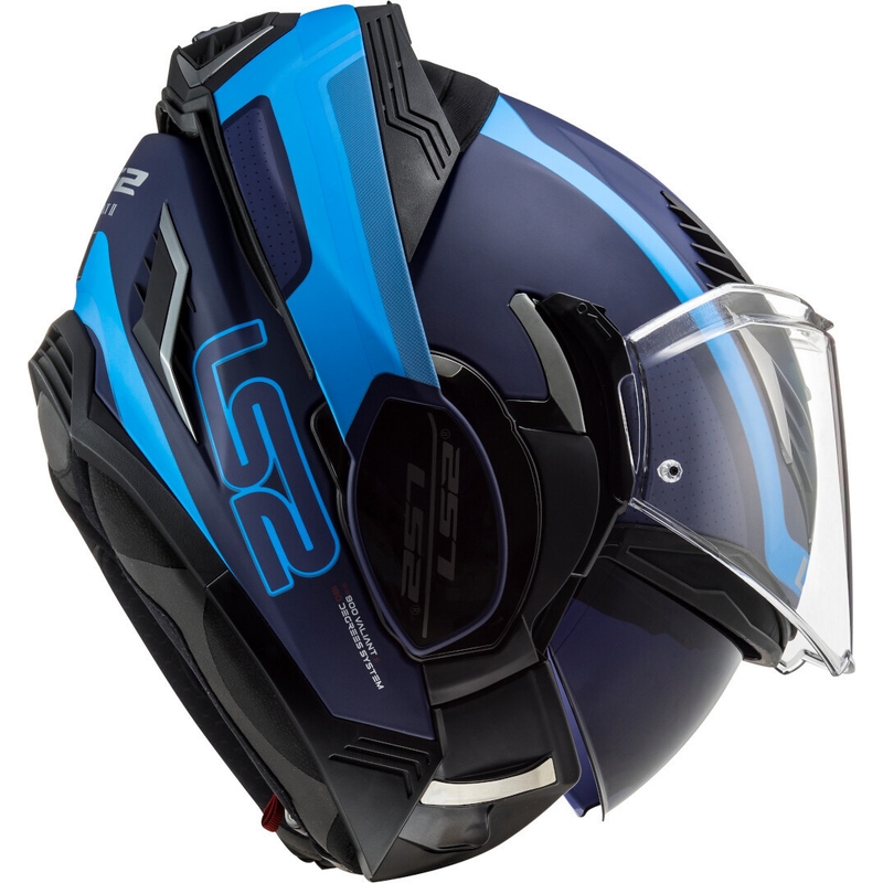 Felnyitható motoros sisak LS2 FF900 Valiant II Orbit kék