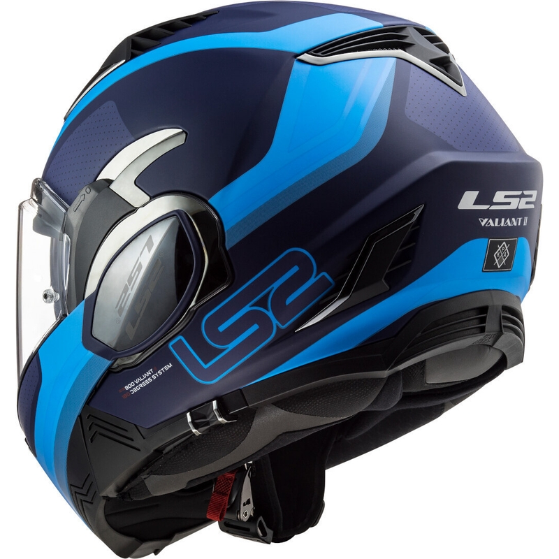 Felnyitható motoros sisak LS2 FF900 Valiant II Orbit kék