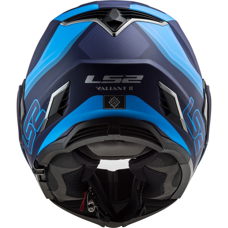 Felnyitható motoros sisak LS2 FF900 Valiant II Orbit kék