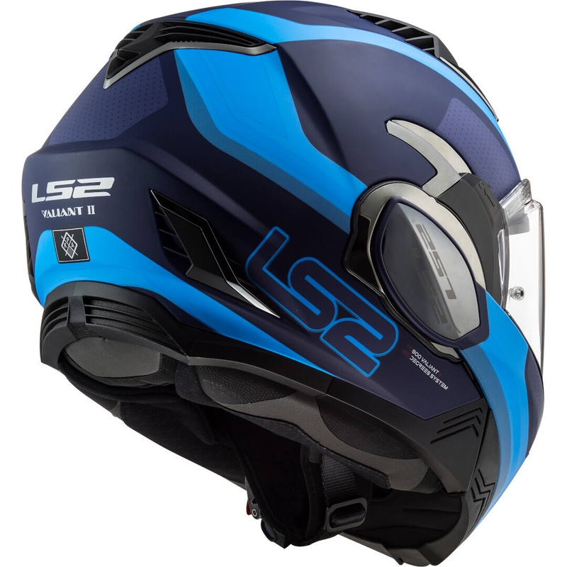 Felnyitható motoros sisak LS2 FF900 Valiant II Orbit kék