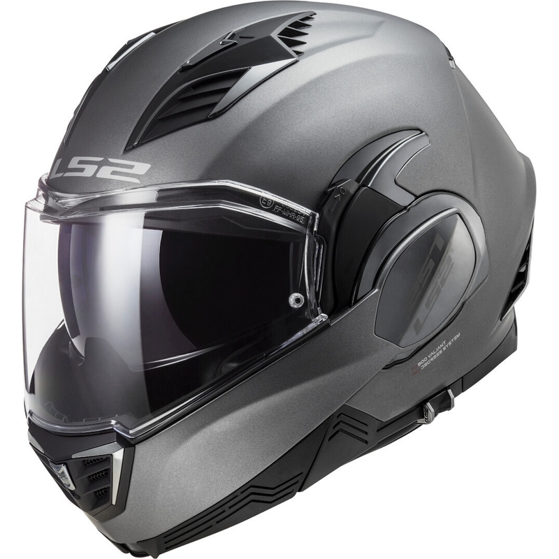 Felnyitható motoros sisak LS2 FF900 Valiant II Solid matt szürke