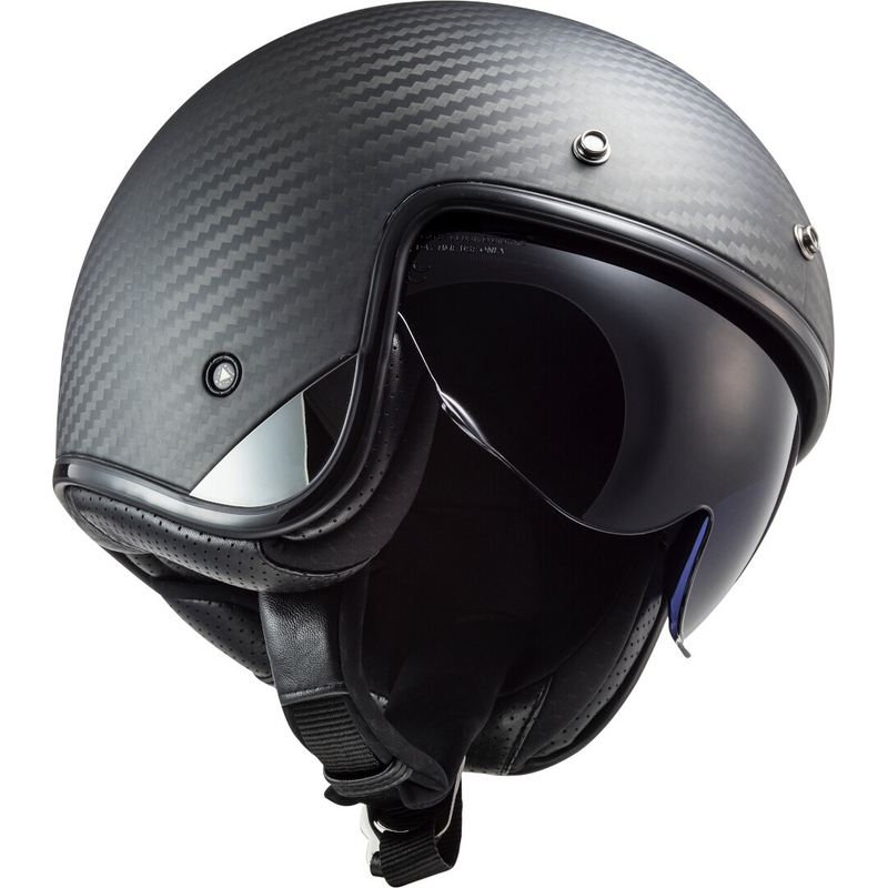 Nyitott motoros sisak LS2 OF601 Bob C Carbon