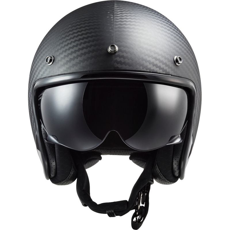 Nyitott motoros sisak LS2 OF601 Bob C Carbon