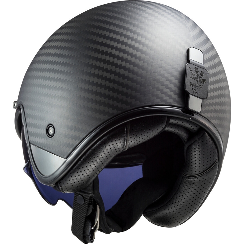 Nyitott motoros sisak LS2 OF601 Bob C Carbon