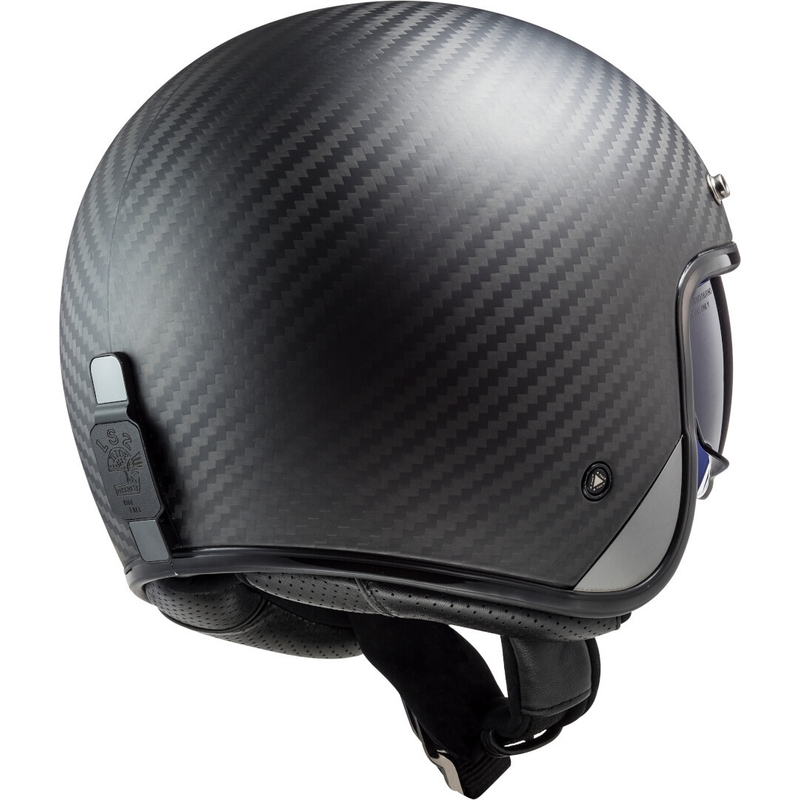 Nyitott motoros sisak LS2 OF601 Bob C Carbon