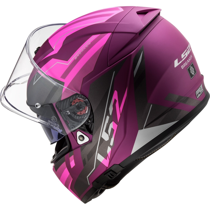 Integrált motoros sisak LS2 FF390 Breaker Beta fekete-lila