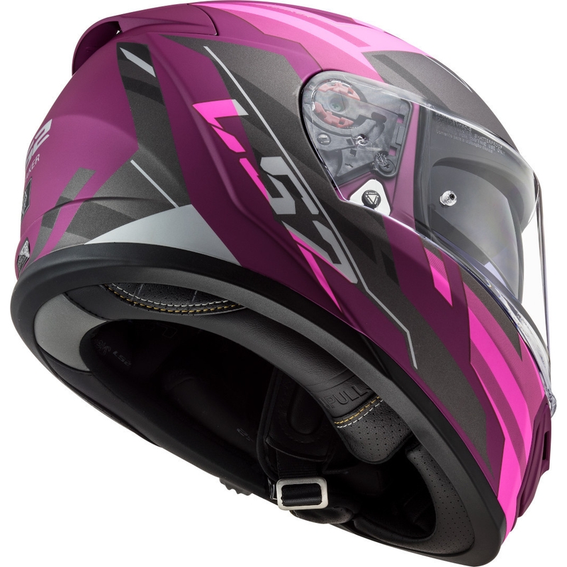 Integrált motoros sisak LS2 FF390 Breaker Beta fekete-lila