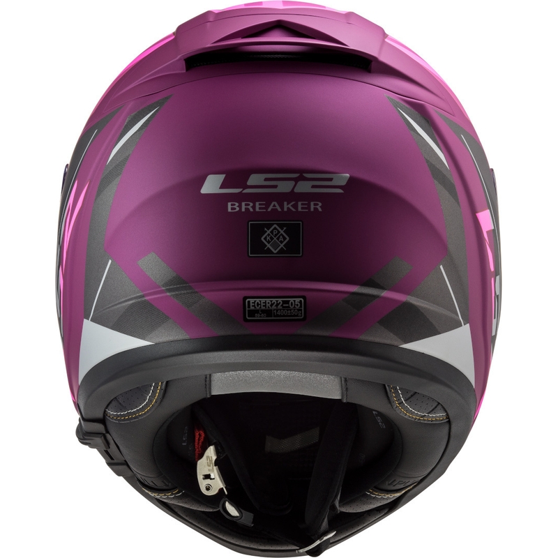 Integrált motoros sisak LS2 FF390 Breaker Beta fekete-lila