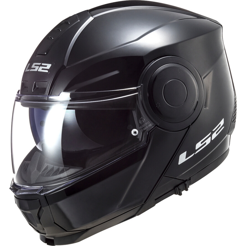 Felnyitható motoros sisak LS2 FF902 Scope Solid fénylő fekete