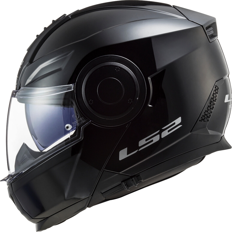 Felnyitható motoros sisak LS2 FF902 Scope Solid fénylő fekete