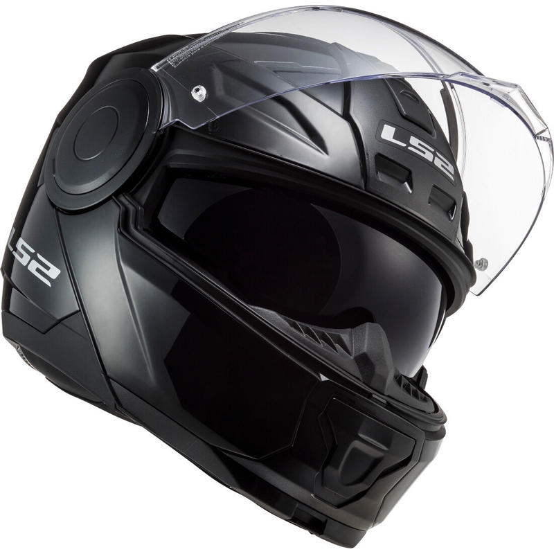 Felnyitható motoros sisak LS2 FF902 Scope Solid fénylő fekete