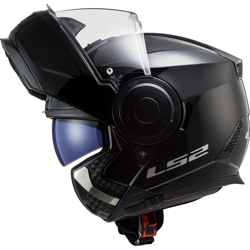 Felnyitható motoros sisak LS2 FF902 Scope Solid fénylő fekete