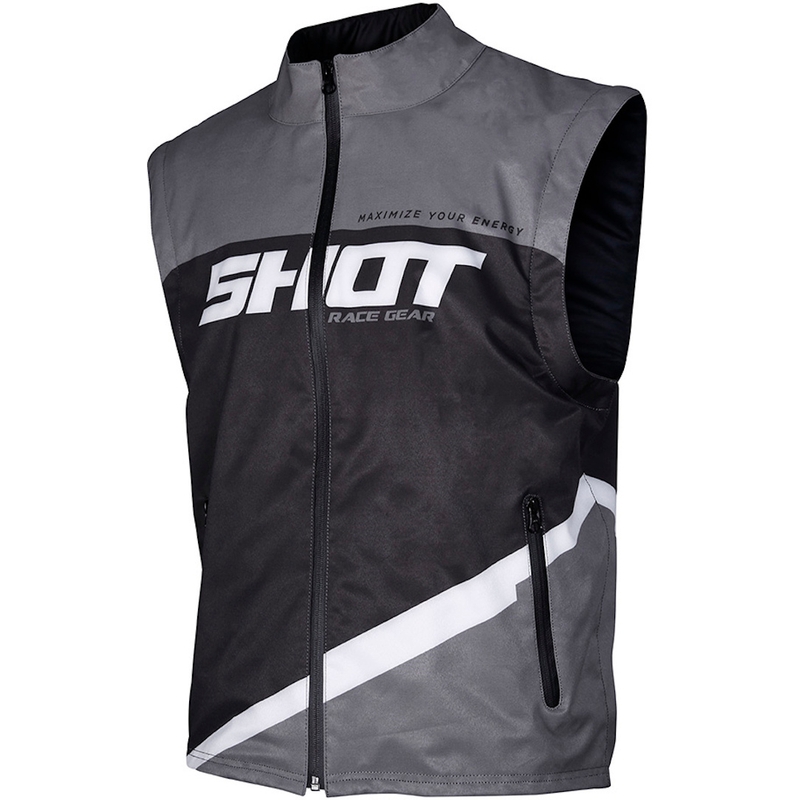 Softshell mellény Shot Lite fekete-szürke-fehér akció kiárusítás