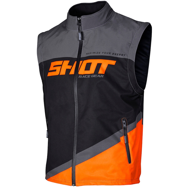 Softshell mellény Shot Lite fekete-szürke-fluo narancssárga eladás kiárusítás