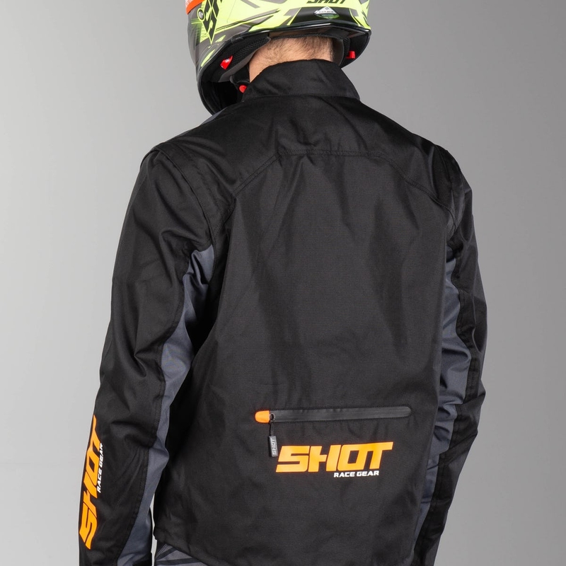 Jacket Shot Kapcsolat fekete-fluo narancs akció kiárusítás