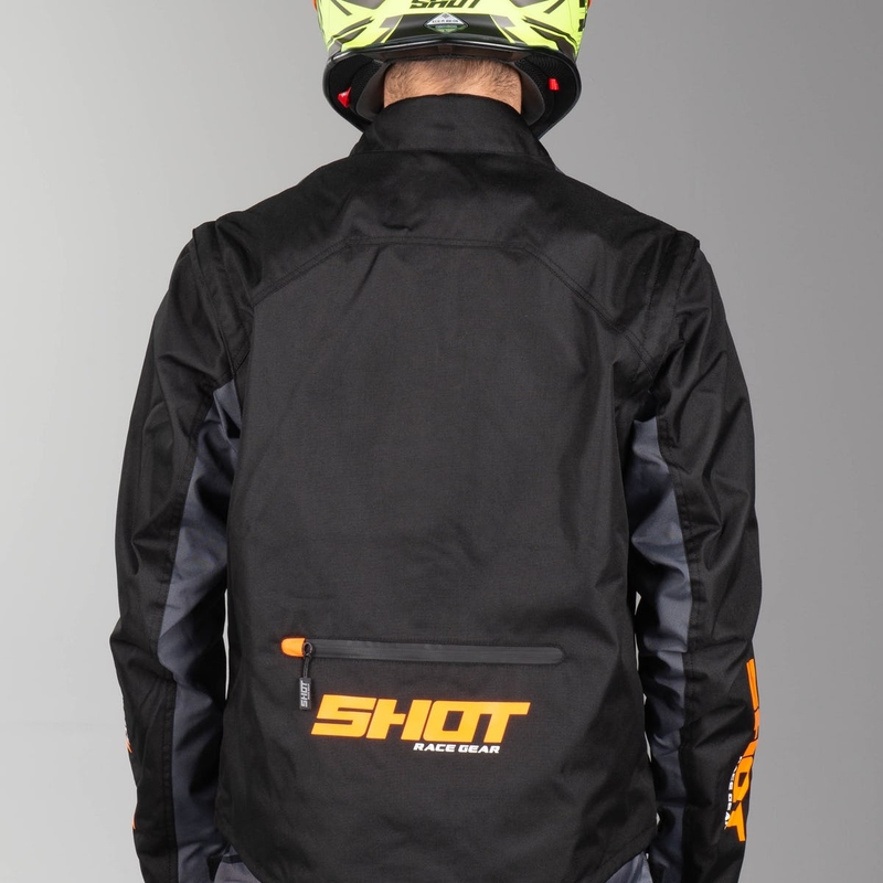 Jacket Shot Kapcsolat fekete-fluo narancs akció kiárusítás