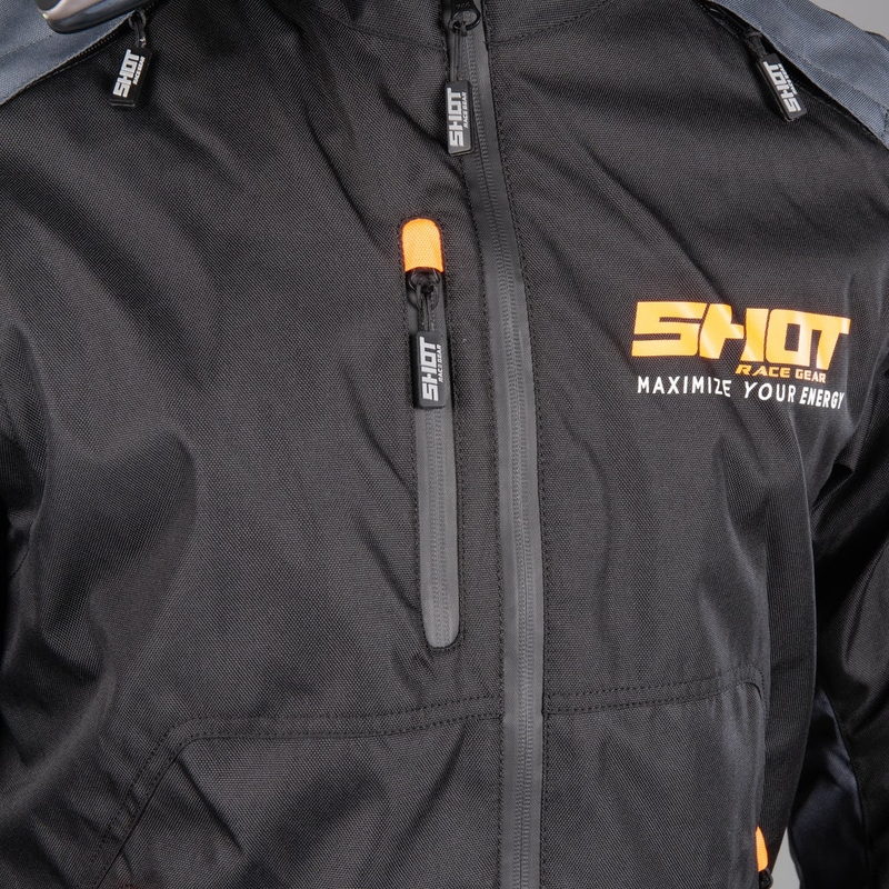 Jacket Shot Kapcsolat fekete-fluo narancs akció kiárusítás