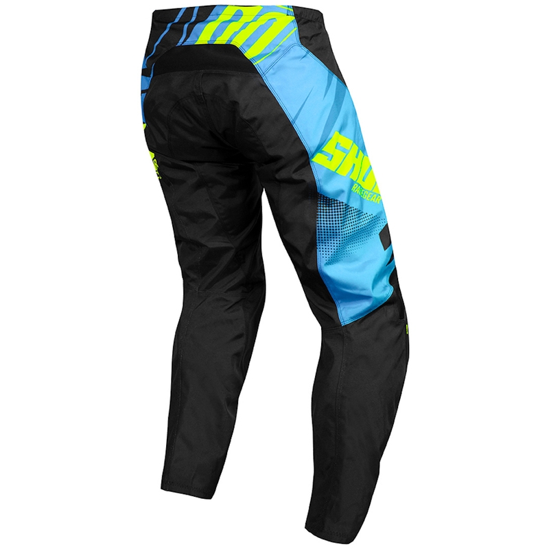 Gyerekek Motocross nadrág lőtt Devo Ventura Kék-Fekete-Fluo sárga akció kiárusítás