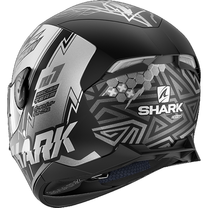 Integrált sisak SHARK SKWAL 2.2 Noxxys fekete-szürke-ezüst
