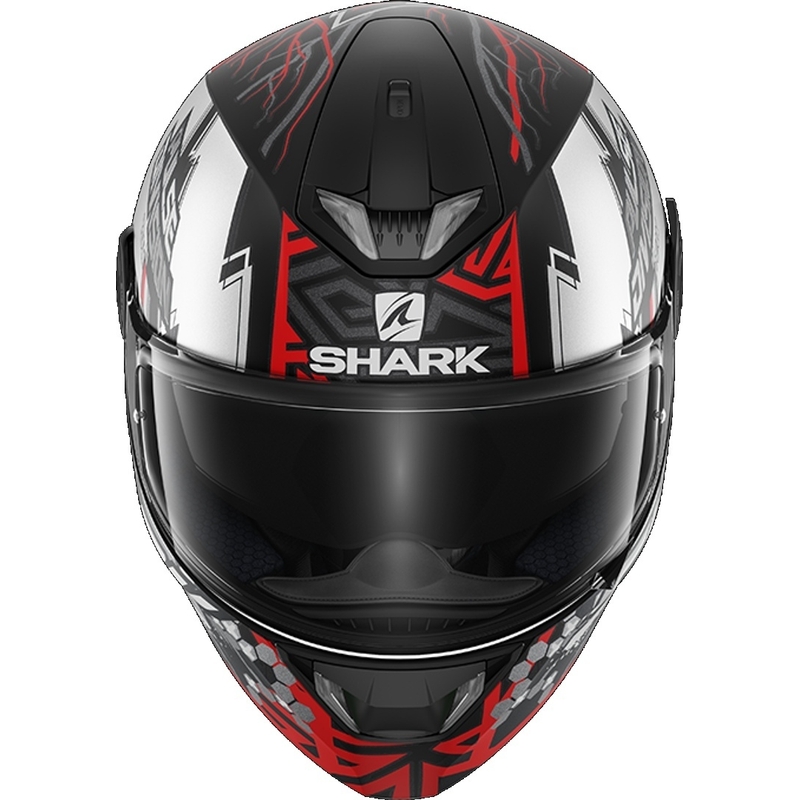 Integrált sisak SHARK SKWAL 2.2 Noxxys fekete-ezüst-piros