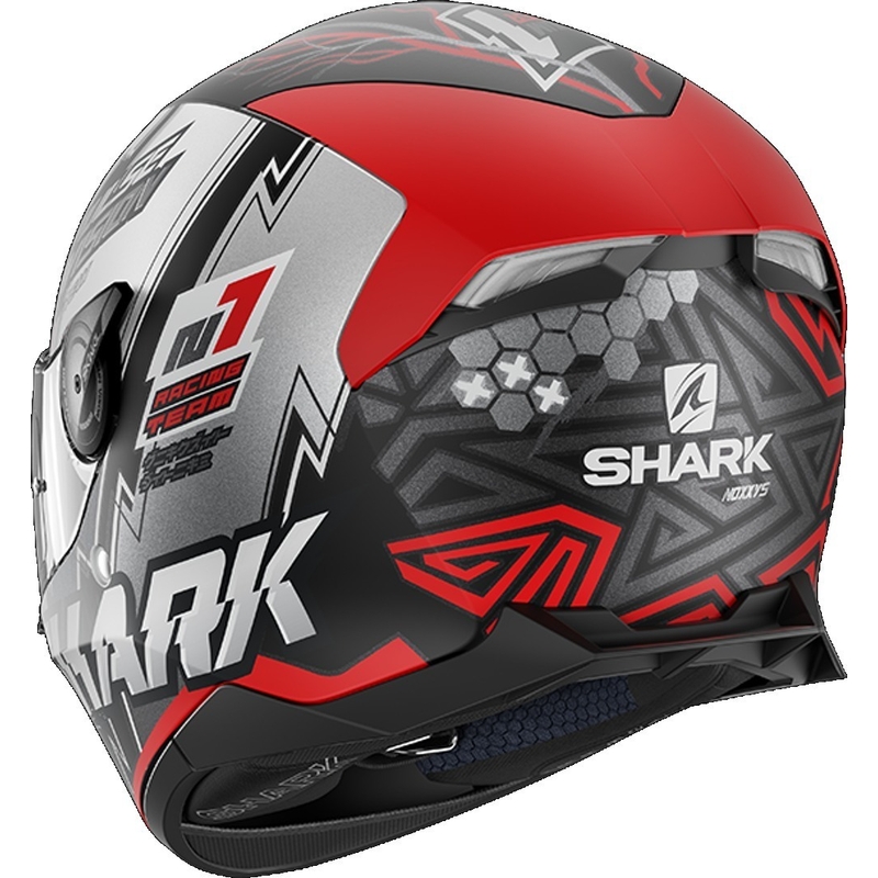 Integrált sisak SHARK SKWAL 2.2 Noxxys fekete-ezüst-piros