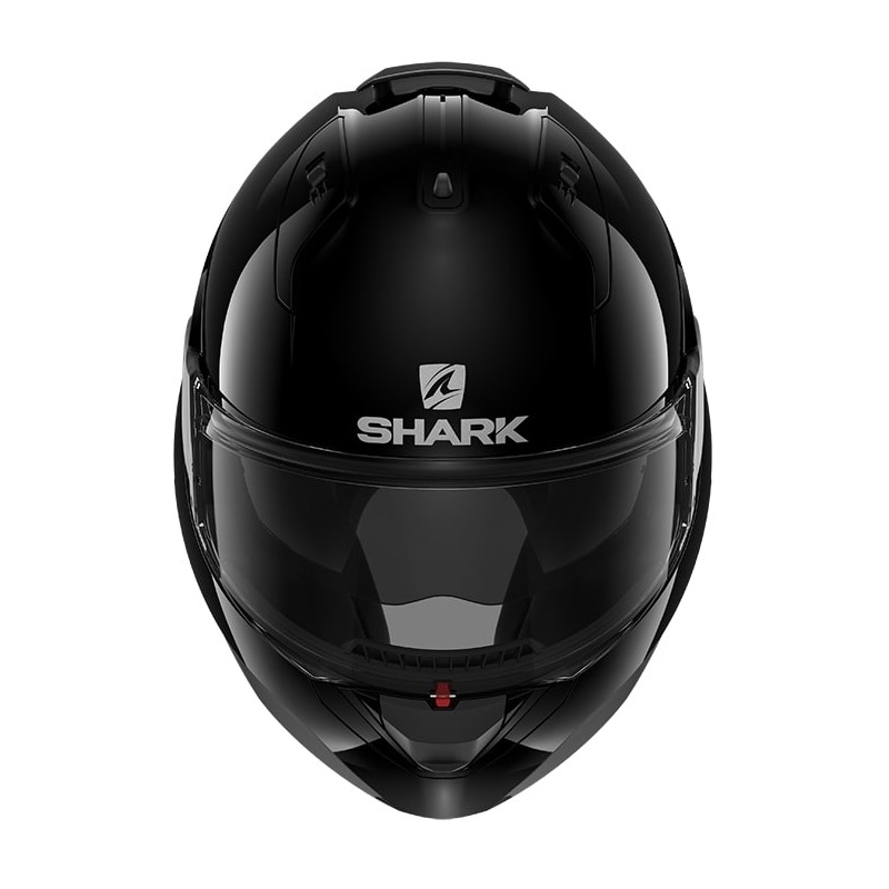 Flip sisak SHARK EVO-ES Üres fekete fényes