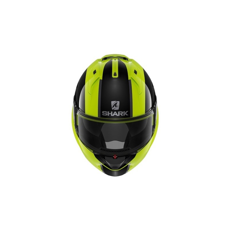 Flip sisak SHARK EVO-ES Endless fekete-ezüst-fluo sárga akció kiárusítás