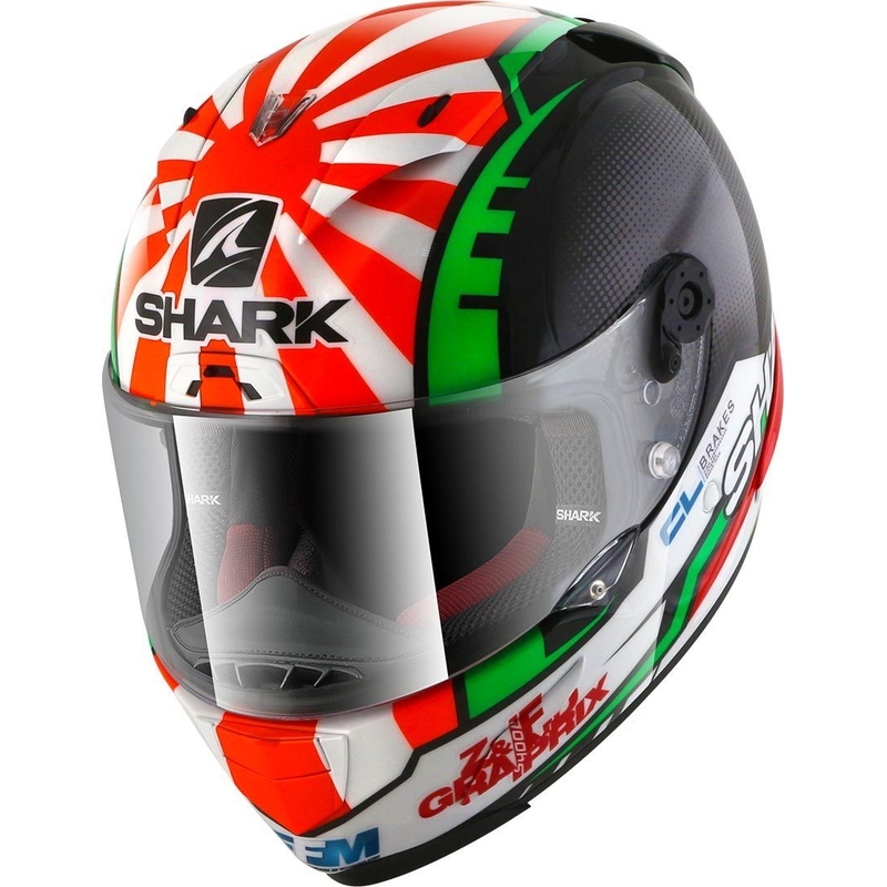 Integrált sisak SHARK RACE-R PRO Zarco Replica 2017 fekete-piros-zöld