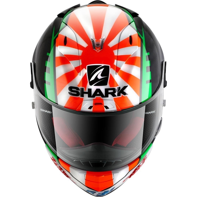 Integrált sisak SHARK RACE-R PRO Zarco Replica 2017 fekete-piros-zöld