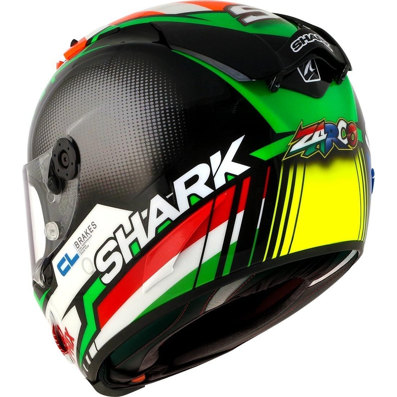 Integrált sisak SHARK RACE-R PRO Zarco Replica 2017 fekete-piros-zöld