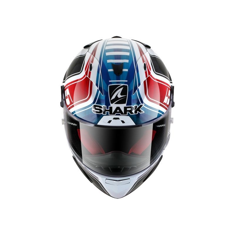 Integrált sisak SHARK RACE-R PRO Zarco GP De France Replika fekete-fehér-kék-piros