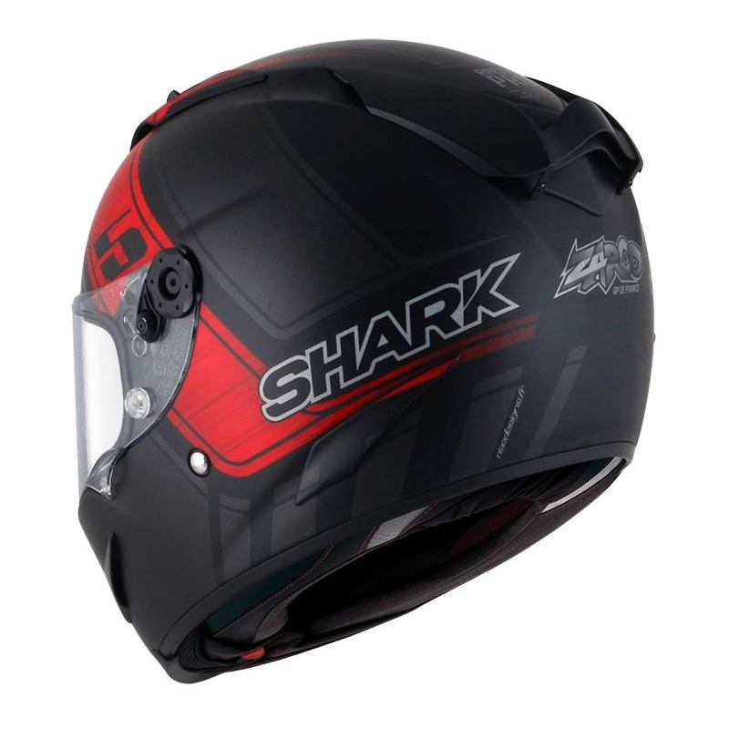 Integrált sisak SHARK RACE-R PRO Zarco GP De France Replika szőnyeg fekete-szürke-piros
