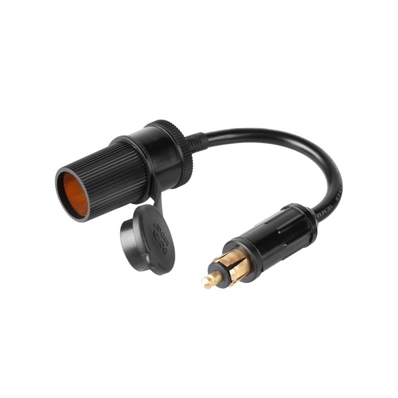 DIN Interphone adapter kis motorkerékpár-aljzatból autós csatlakozóaljzatba