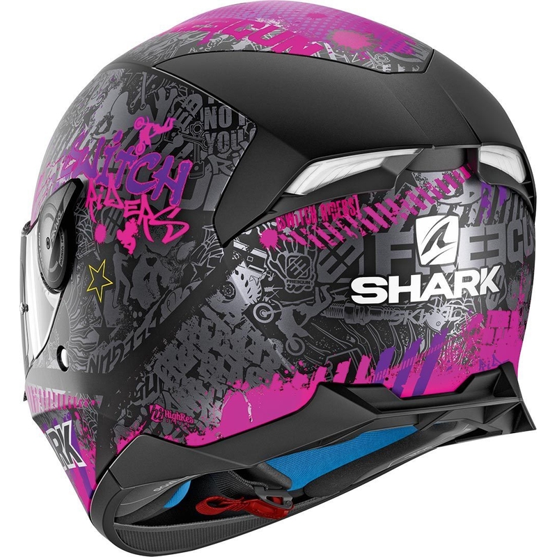 Integrált sisak SHARK SKWAL 2.2 Switch Riders 2 Mat Replica Fekete-Lila Akció kiárusítás