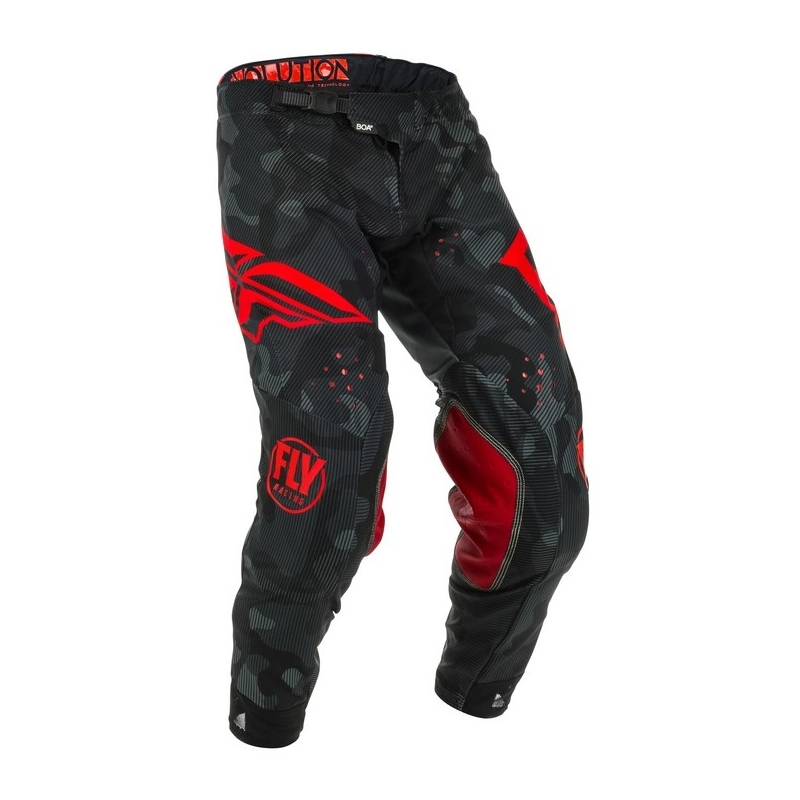 Motocross nadrág FLY Racing Evolution piros-fekete