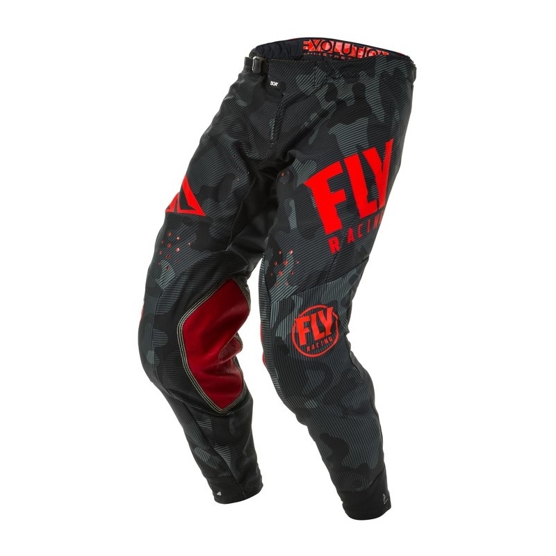 Motocross nadrág FLY Racing Evolution piros-fekete