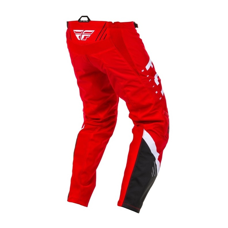 Motocross Pants FLY Racing F-16 2020 Piros-fekete-fehér