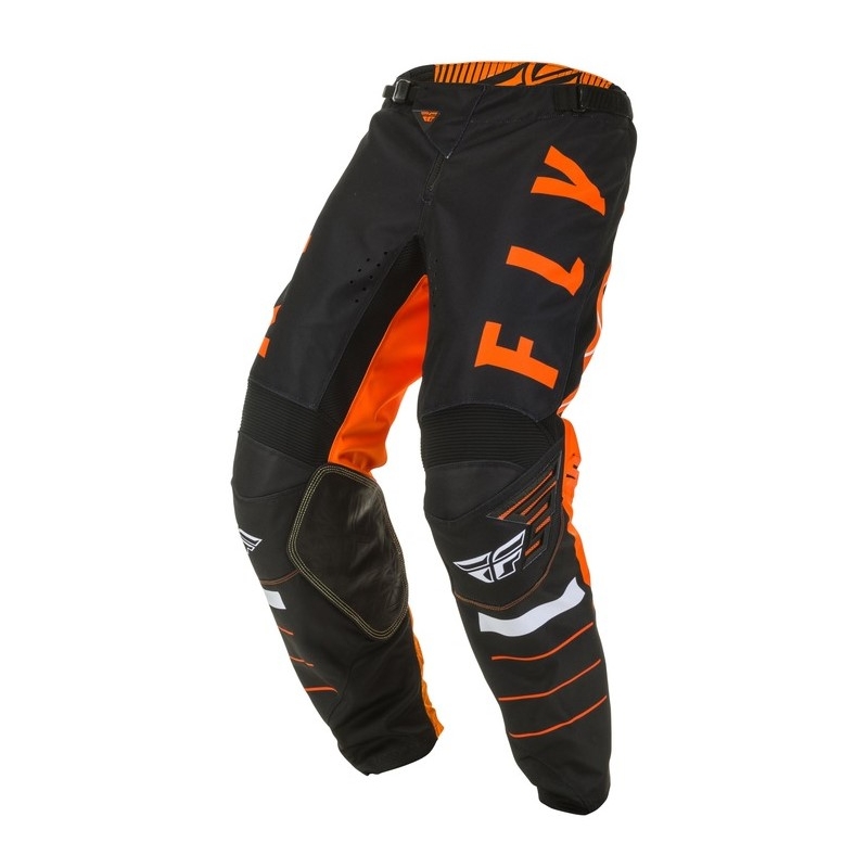 Motocross nadrág FLY Racing Kinetic K120 narancssárga-fekete-fehér